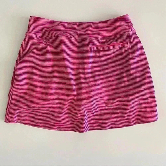 Nike Golf Striped Skort Pink Size XS with pockets Pickleball Tennis - Picture 4 of 7